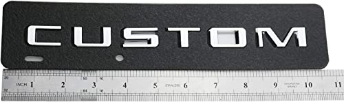 Image of 1Pc 2019-2023 Silverado 1500 Tailgate Custom Letter Logo Emblem 3D Badge Nameplate Replacement for Silverado (Chrome)