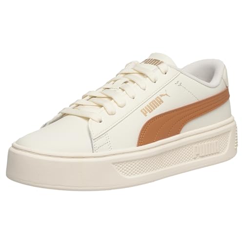 Image of Puma Womens Smash V3 Platform Lace Up Sneakers Shoes Casual