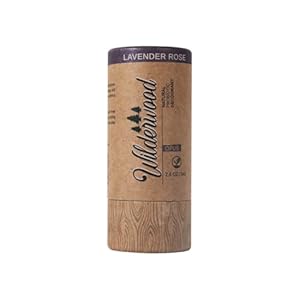 WILDERWOOD – Lavender Rose | Sensitive Skin Probiotic Natural Deodorant | Natural Deodorant for Women & Men | Aluminum Free & Baking Soda | Free From Parabens, Sulfates & Phthalates (2.6 oz)