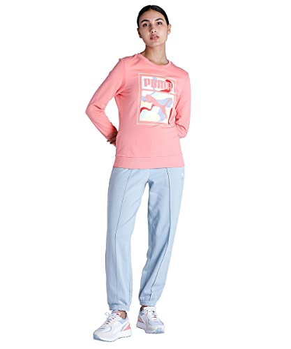 Image of Puma Women Cotton Crew Neck Sweatshirt