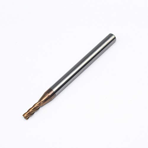 1Pcs HRC60 2.5mm Solid Carbide Endmills D2.5X8LXD4X50L 4F Lute Standard Length Side Milling Slotting Profiling Face CNC Endmill