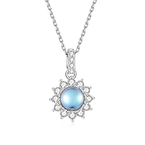 Collier opale anti-irritation en argent 925 ajustable pour femme