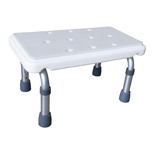 Bhuun トイレスツールシャワーチェア調節可能なポータブル軽量多機能シャワーベンチバススツールTolietスツールキッチンリビングルーム用