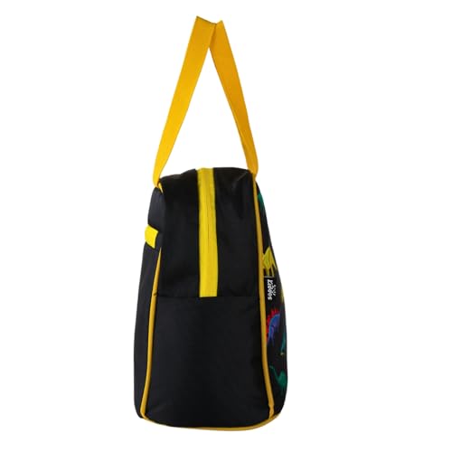 Smily Kiddos Joy Lunch Bag- Rage Dino - Black | One Main Compartment | Best Birthday Return Gifts for Boys & Girls Lunch Bag - Image 5