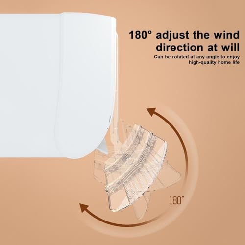 Couverture de ventilation pour la maison et déflecteur de flux split AC orientable - 7