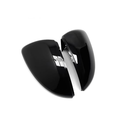 Coque de rétroviseur effet miroir noir brillant pour Volkswagen Golf 7 et Touran