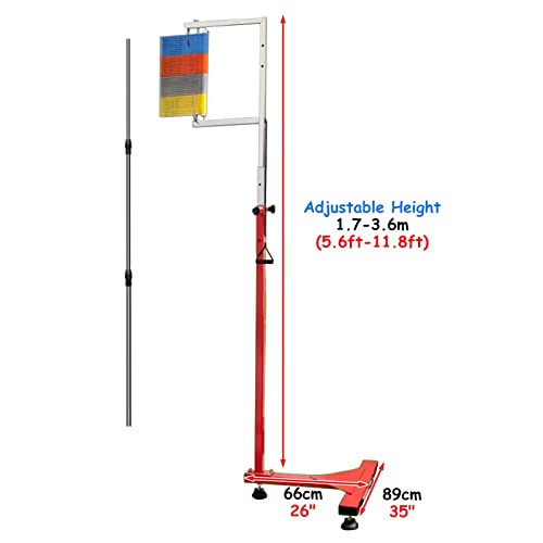 Genérico Medidor de Salto Vertical: Herramienta de medición Ajustable para Uso en el Suelo, Ideal para Atletas y Entrenadores. Equipo de Entrenamiento Deportivo para Interiores y Exteriores Que permi