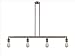 Innovations 214NH-PC 4 Island Light, Polished Chrome