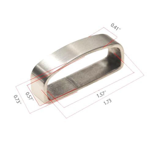 belt loop keeper ，Stainless Steel Brass loop Fits 1.5" (38mm) - 1.5" (40mm) Belt3
