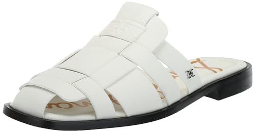 Altezza tacco: 1,9 cm Sam Edelman Sandali con zeppa Dina Espadrillas Donna, Bianco brillante, 38.5 EU