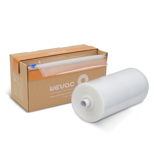 Wevac 真空パック袋 真空パックロール 約28cm×45m 真空ぱっくん 替えロール 真空袋 自由にカット エンボス加工 脱気しやい 密閉性 野菜 お米 お魚 犬のフード 鮮度長持ち 食品保存 安全素材 低温調理 真空パック機 真空シーラー 用 業務用 家庭用 Wevac 真空パック袋 真空パックロール 約28cm×45m 真空ぱっくん 替えロール 真空袋 自由にカット エンボス加工 脱気しやい 密閉性 野菜 お米 お魚 犬のフード 鮮度長持ち 食品保存 安全素材 低温調理 真空パック機 真空シーラー 用 業務用 家庭用
