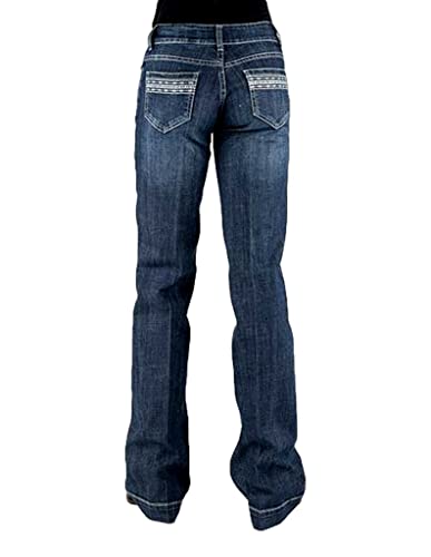 Tin Haul Western Jeans Womens Ella Fit Blue 10-054-0460-0024 BU3