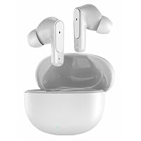 Shinepro Truly Wireless TWS Earbuds, AI-ENC Calls, 50Hrs Playtime with Type-C Fast Charging, in-Ear Bluetooth 5.3 Headphone, Immersive Audio, Voice Assistant, IPX5 Water Resistant (White)