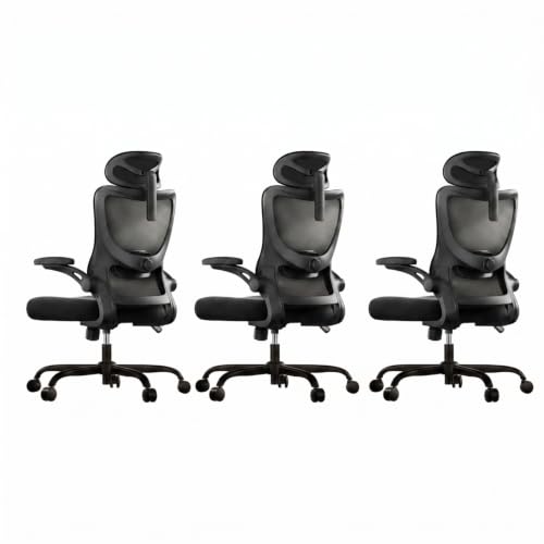 Image of Marsail Ergonomic Office Chair with 3D Armrests, Pack of 3