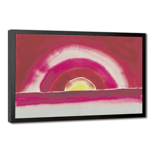 Poster Sunrise Georgia O'Keeffe toile cadre suspendre 40x61
