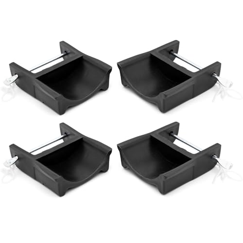 Jeffers Equine Plastic Training Jump Cups for Horses with Pins, Black – Heavy Duty Horse Jump Cups for Training, Arena Obstacles, Hunter Jumper, Equestrian Equipment, Riding Accessories, Pair, 2 Pack