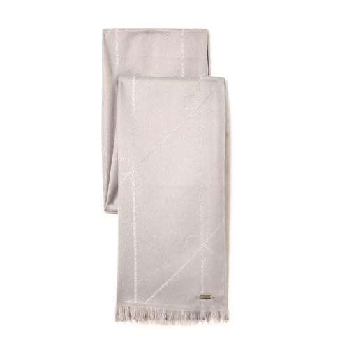 Calvin Klein Womens Metallic Diagonal Ck Logo Scarf2