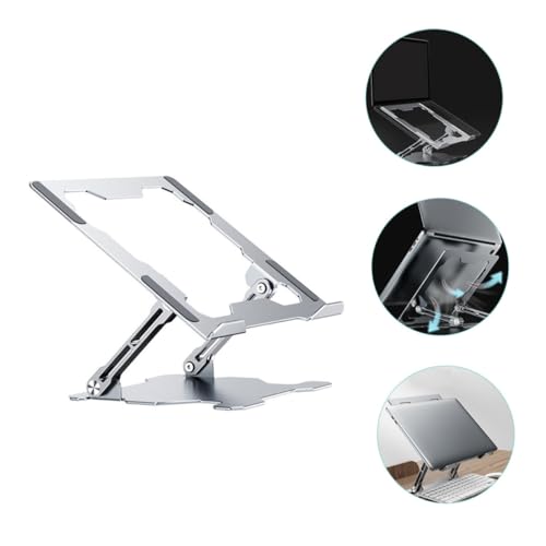 Soporte Ajustable de Aluminio para Laptop FOMIYES Plata miniatura 7