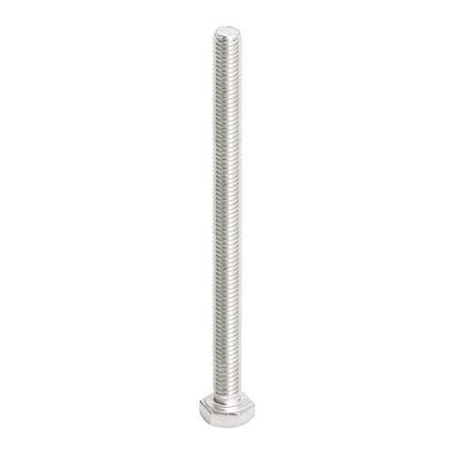Image of M6 x 80mm Hex Head Bolts Screws Grade 6.8 Stainless Steel, Fasteners Fully Machine Threaded SUS304 15 Pcs
