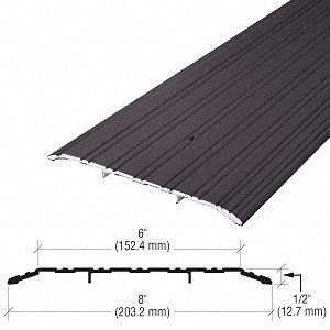 8" Bronze Commercial Saddle Threshold - 36" Length