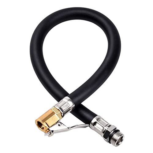 WEAVERBIRD Tubo de extensão de válvula de pneu, mangueiras de ar de válvula de pneu de automóvel mangueiras de expansão de ar de compressor portátil e válvula de pneu padrão