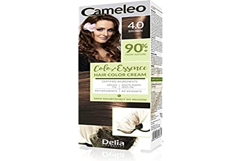 Cameleo - Color Essence - Färbecreme - Braun - Färbung TON IN TON. - Wirkung bis zu 8 Waschgänge - Natürliche, tiefe Farbe - Farbauffrischung - Pflege - Weißer Mohn und Arganöl - 75g