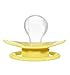 Landofgenie Adult Size Large Shield Pacifiers Bear Shaped Cutie Pacifier Yellow