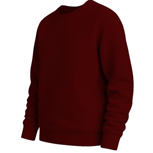 Image of THE BLAZZE Women's Fleece Stretchable Full Sleeves Sweatshirt Regular Fit Round Neck Casual Winterwear for Girls and Womens VBW5