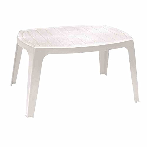 Preisvergleich Produktbild PROGARDEN Kai Beistelltisch, Weiß, 49x76x43 cm