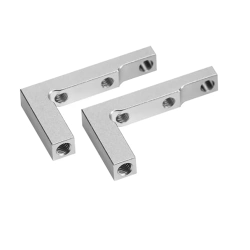 RC Car Accessories for Tamiya BB01 for BBX 1/10 2pcs Metal Servo Mount for Silver RC Car Upgrade Parts Accessories Upgrade and Replacement Use