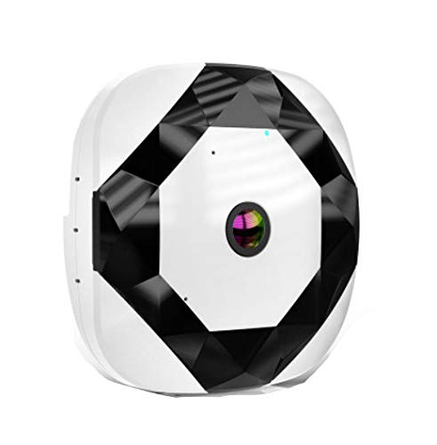 Telecamera Di Sorveglianza Hd 1080P Monitor Senza Fili Mobile Con Telecamera Di Rete Panoramica A 360 Gradi Senza Fili