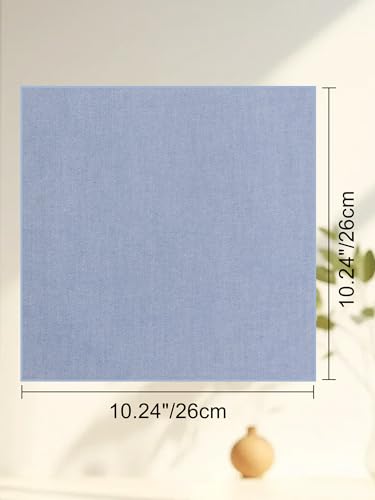 Image of Mantieqingway Cotton Handkerchiefs for Men Solid Color Pocket Square for Suit Formal Wedding Church