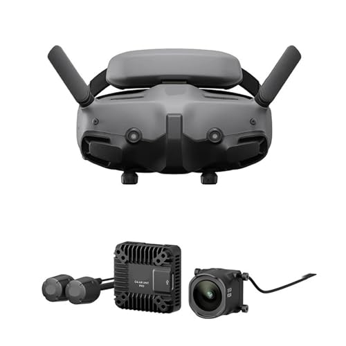 �h���[���ł�: �݊���������܂�DJI Mini 4 Pro Air 3�h���[���ɑΉ��A1080p�}�C�N��OLED�f�B�X�v���C�ƒ�x����������r�f�I�w�b�h�Z�b�g(Pro)
