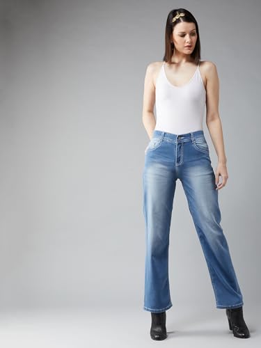 Image of Dolce Crudo High Rise Wide Leg Jeans for Women