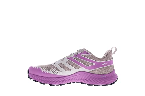 Image of INOV8 Trailfly Women's Trail Running Shoes - Grey /Purple - 9.5 Wide