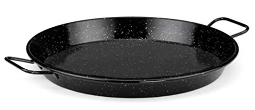 Happy Friends - Poêle à Paella - Plat à Paëlla - Acier Émaillé Vitrifié - Revêtement Antiadhésif - Ø 26 cm - 1-2 Portions