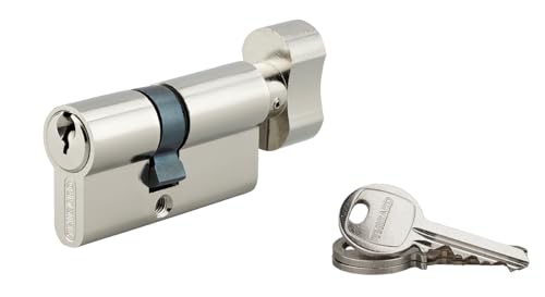 THIRARD - Cylindre à bouton 35 x 25 mm nickelé 3 clés