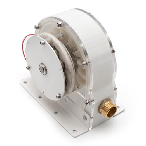 LeTkingok High-Efficiency Pelton Turbine, Impact Hydraulic Runner, Bucket Wheel, Multi-Purpose DIY Hydraulic Generator (B)