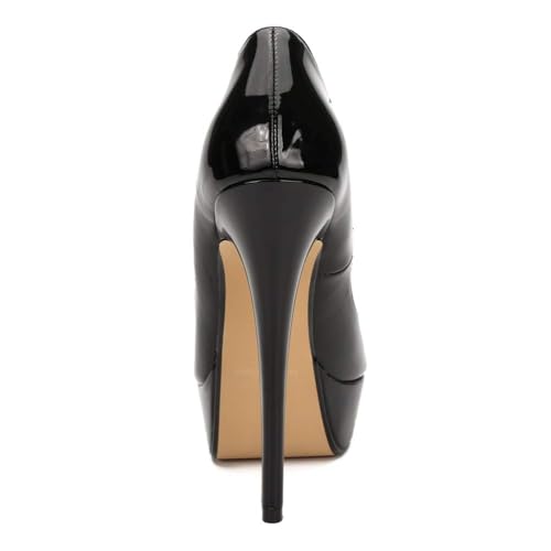 Image of MAIERNISI JESSI Unisex Men's Women's Platform Pumps, Stiletto High Heels, Party Dress Shoes