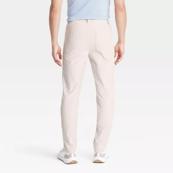 All in Motion Men's 360 Lifestyle Slim Fit 5-Pocket Pants -2