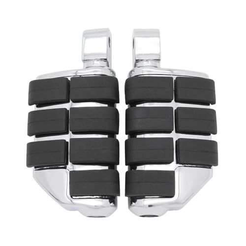 Motorcycle Rear Chrome Footpegs Foot Pegs Footrests Pedals For Honda Shadow 750 VT750 Ace Aero Spirit Phantom VTX1300 VTX1800 VT1300 Fury Steed VT600 VLX400 Deluxe Magna VF750