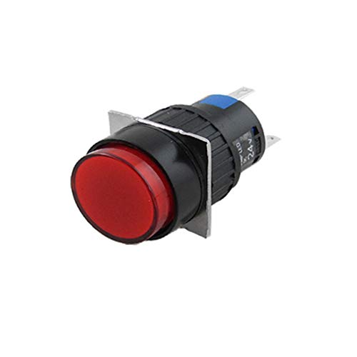 New Lon0167 AC 250V Featured 5 Pin Panel reliable efficacy Mount Momentary Push Button Switch w LED(id:5e0 b3 8a 8de)