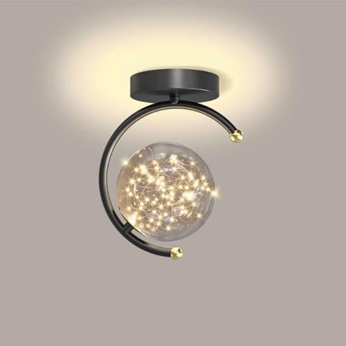 Lámpara de araña tipo globo para techos modernos que soluciona la falta de luz