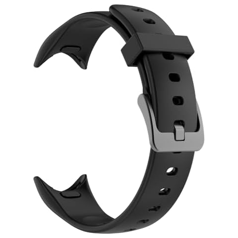 FITVII Silicone Watch Band Compatible Ole Fitness Tracker, Quick Release Soft Rubber Replacement Adjustable Strap Ole 1.6'' Smart Watch Cover