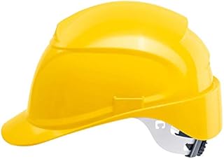 uvex Pheos B-WR Construction Safety Helmet - Industrial Hard Hat, Yellow