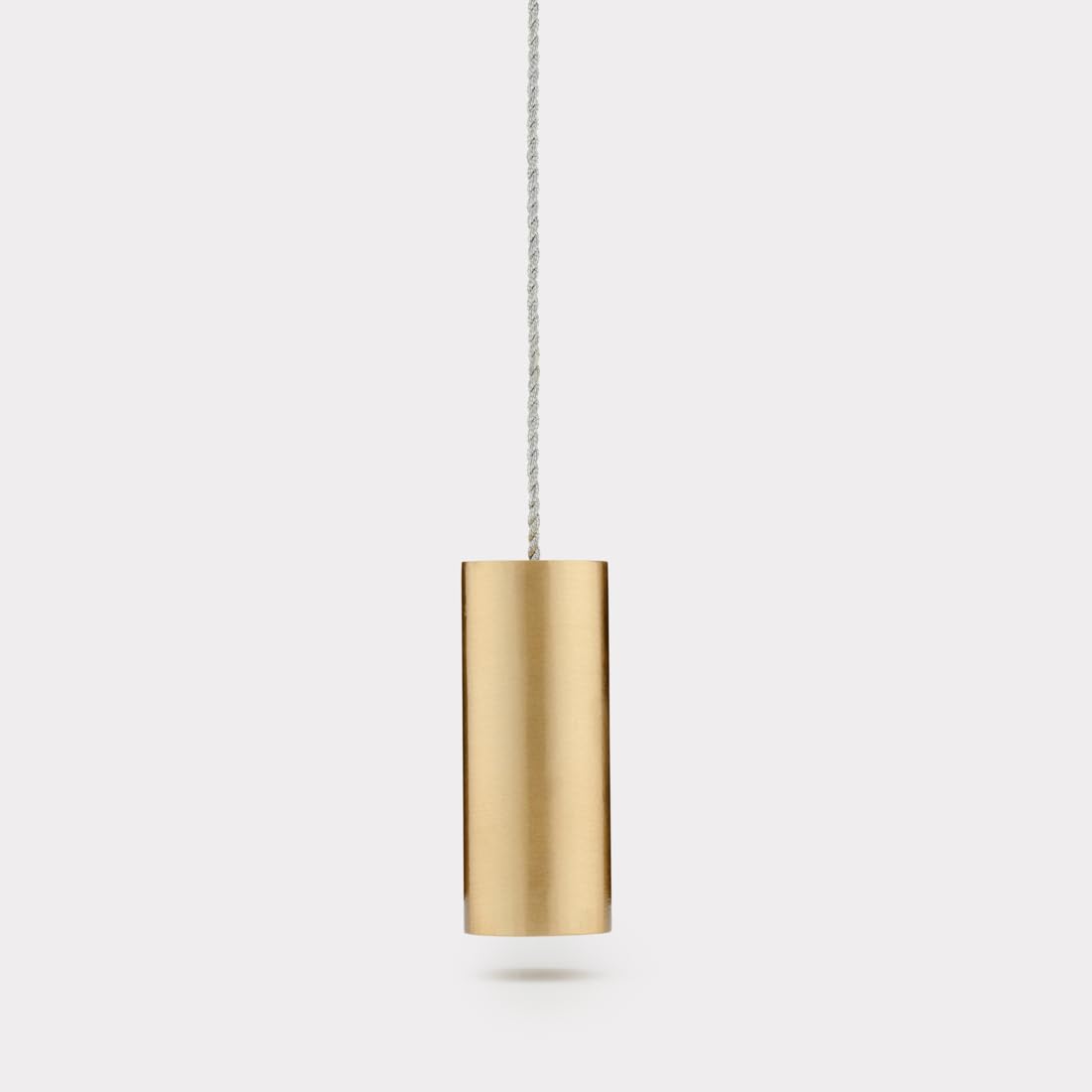 Pushka Home Ltd Gold Pushka Home Brushed Solid Brass Round Cylindrical Bathroom Light Pulls (Gold)