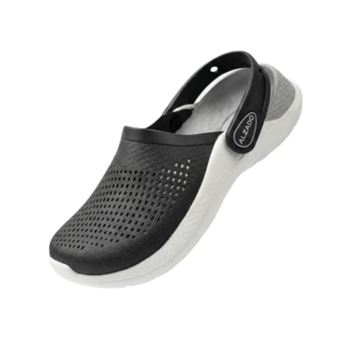 Image of Alzado Men's Classic Casual Sports Clogs /Sandals with Adjustable Back Strap for Adult | Comfortable & LightWeight| Stylish & Anti-Skid| Waterproof & Everyday Use Mules for Gents & Boys..