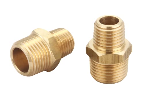 1/4 Npt Tap 2PCS 3/4 NPT Male Brass Hex Nipples - Heavy Duty Pipe Connectors For Plumbing & Gas Tummy Control Swimwear For Women