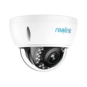 Reolink 4K PoE Outdoor Camera with 5X Optical Zoom, IK10 Vandal Proof Surveillance Camera for Outdoors, Person/Car Detection and Time Lapse, microSD Supports 24/7 Recording, RLC-842A