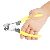 Cable Cutter, RT-22 6” Chrome Vanadium Steel Cable Wire Cutter Electric Wire Cutting Pliers Hand Cut
